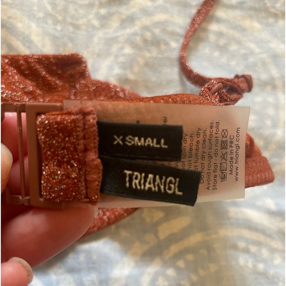 Sparkle bikini! Never worn xs top small bottom - Picture 3 of 5